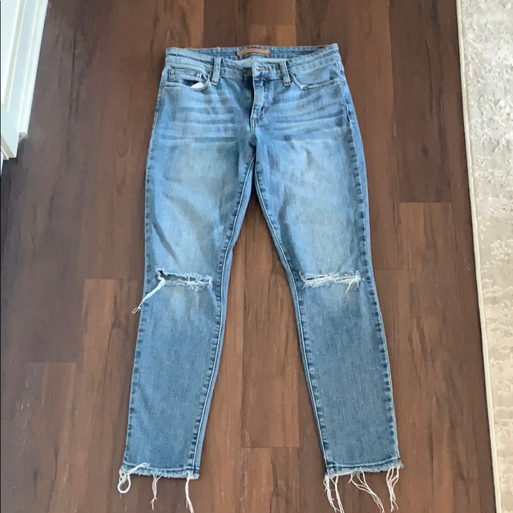 Joe’s Jeans mid rise slit